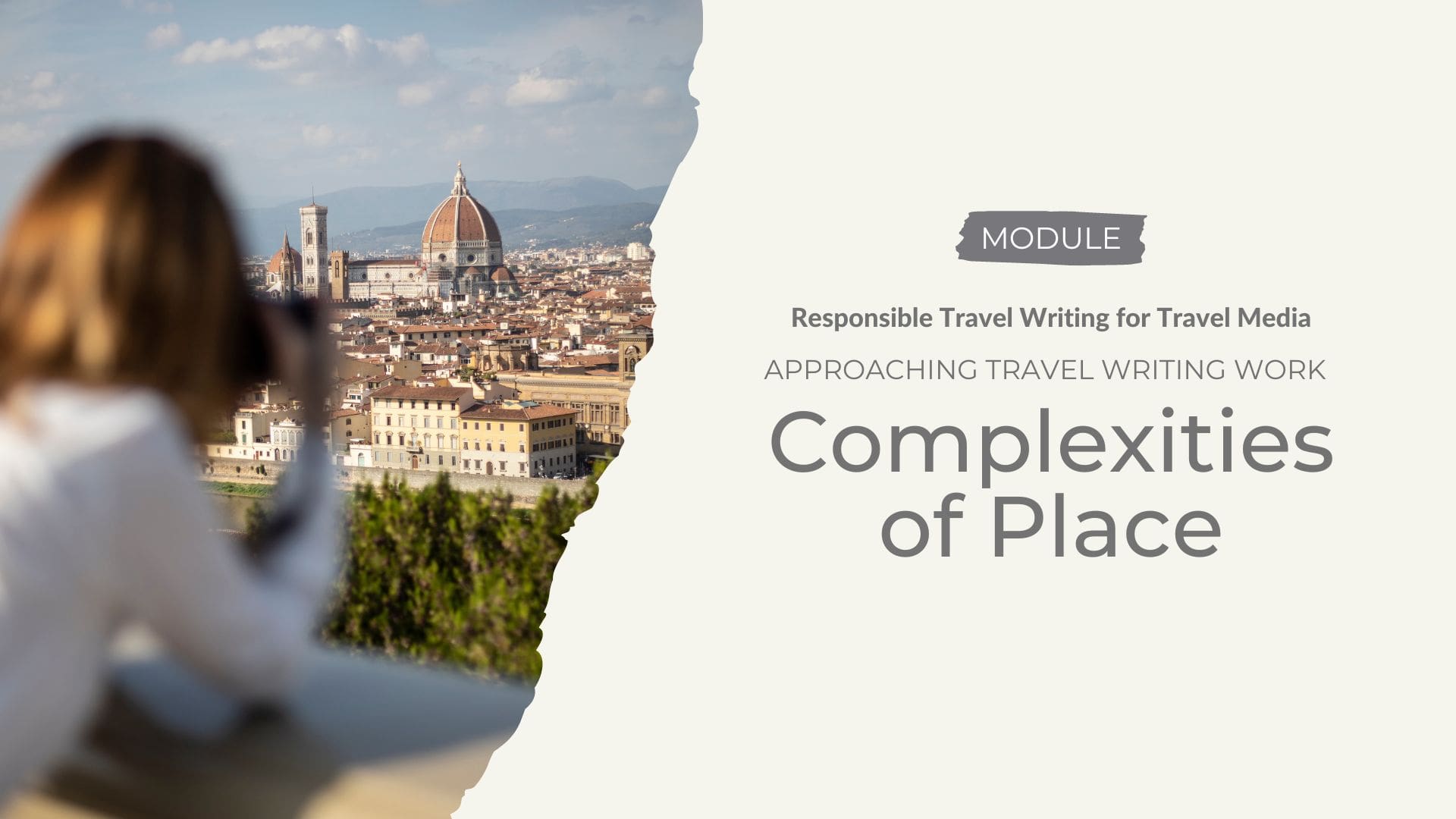 Approaching Travel Writing Work - Complexities of Place