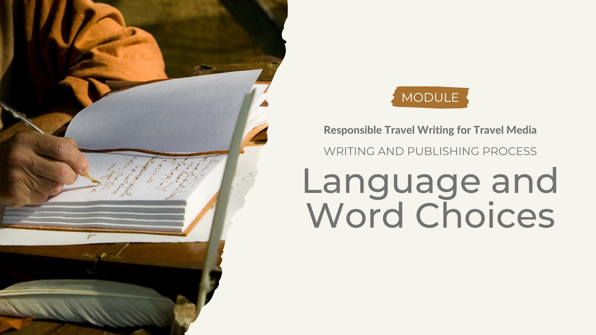 Writing and Publishing Process - Language and Word Choices
